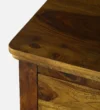 Everoak Handcrafted Sheesham Wood Utility Cabinet with Shelves - Image 10