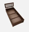 Fenvora Sheesham Wood Single Bed with Minimalist Frame in Pure Natural Finish - Image 3