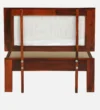 Halvora Solid Sheesham Wood Single Bed with Raw Natural Finish for Modern Homes - Image 3