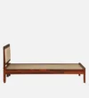 Halvora Solid Sheesham Wood Single Bed with Raw Natural Finish for Modern Homes - Image 4