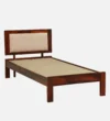 Halvora Solid Sheesham Wood Single Bed with Raw Natural Finish for Modern Homes - Image 5