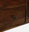HavenCraft Solid Sheesham Wood Accent Storage Cabinet - Image 2