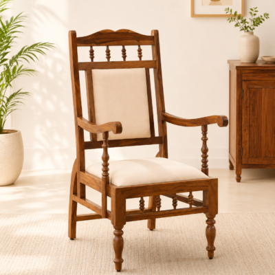 Hawkridge Luxury Wooden Dining Chair Crafted from Premium Sheesham Wood
