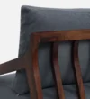 Hillcrest Handcrafted Wooden Dining Chair with Elegant Curved Back Design - Image 2