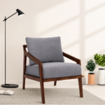 Hillcrest Handcrafted Wooden Dining Chair with Elegant Curved Back Design