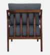 Hillcrest Handcrafted Wooden Dining Chair with Elegant Curved Back Design - Image 3
