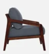 Hillcrest Handcrafted Wooden Dining Chair with Elegant Curved Back Design - Image 6