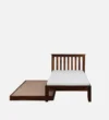 Kaivora Solid Sheesham Wood Single Bed with Sturdy Frame in Natural Finish for Bedroom - Image 3