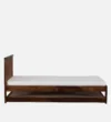 Kaivora Solid Sheesham Wood Single Bed with Sturdy Frame in Natural Finish for Bedroom - Image 5