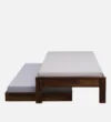 Kelnora Premium Wooden Single Bed with Sturdy Frame in Natural Grain Texture for Bedroom - Image 5