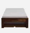 Kelnora Premium Wooden Single Bed with Sturdy Frame in Natural Grain Texture for Bedroom - Image 7