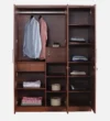 Kensington Royale Solid Sheesham Wood 3 Door Wardrobe with Premium Wooden Finish - Image 5