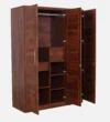 Kensington Royale Solid Sheesham Wood 3 Door Wardrobe with Premium Wooden Finish - Image 8