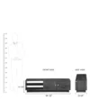 Kervano Premium Wooden Entertainment Cabinet with Dual Storage - Image 2
