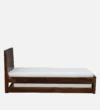 Kirvexa Solid Wood Single Bed with Classic Headboard in Pure Natural Tone - Image 4