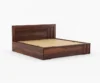 Liora Collection Solid Sheesham Wood Storage Bed with Clean Line Headboard - Image 4