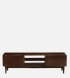 Lorvesta Solid Sheesham Wood Entertainment Cabinet in Walnut Finish - Image 2