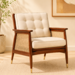 Mapleford Elegant Solid Wood Dining Chair for Home and Restaurant Use
