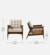 Mapleford Elegant Solid Wood Dining Chair for Home and Restaurant Use - Image 5