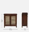 Marlow Solid Sheesham Wood Cabinet for Living Room Storage - Image 5