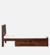 Marvexa Solid Wood Single Bed with Classic Look in Pure Natural Tone for Home Interiors - Image 5