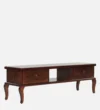 Marvique Solid Sheesham Entertainment Unit with Functional Display Shelves - Image 2