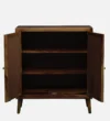 Mirelle Contemporary Solid Wood Display Storage Cabinet - Image 6