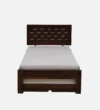 Monvira Solid Wood Single Bed with Contemporary Look in Pure Natural Tone - Image 6