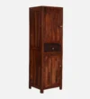 Nordic Designer 1 Door Wardrobe Crafted from Solid Sheesham Wood - Image 6