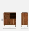 Norvale Solid Sheesham Wood Organizer Cabinet for Modern Homes - Image 9
