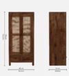 Norvick Modern Solid Wood 2 Door Wardrobe for Contemporary Bedrooms - Image 8