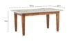 Norwich Mango Wood 6 Seater Dining Set In Water Resistant Honey Oak Finish With Bench - Image 7