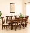 Norwick Premium Solid Sheesham Wood 8 Seater Dining Furniture Set