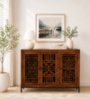 Oaklyn Elegant Wooden Utility Cabinet with Large Storage Capacity