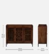 Oaklyn Elegant Wooden Utility Cabinet with Large Storage Capacity - Image 4