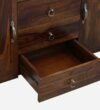 Oakmere Contemporary Sheesham Wood Sideboard Storage Cabinet - Image 2