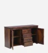 Oakmere Contemporary Sheesham Wood Sideboard Storage Cabinet - Image 6