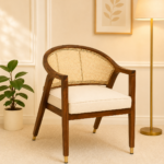 Oakmere Luxury Solid Sheesham Wood Dining Chair for Modern Dining Spaces