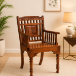 Oakridge Heritage Solid Sheesham Wood Dining Chair with Premium Finish