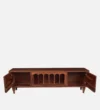 Oakvera Solid Sheesham Wood Media Console with Elegant Storage Design - Image 3