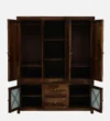 Orion Vista Solid Sheesham Wood 3 Door Wardrobe with Contemporary Look - Image 7