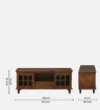 Orvessa Premium Wooden TV Console with Drawer Storage - Image 3