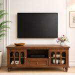Orvessa Premium Wooden TV Console with Drawer Storage