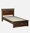 Orvexa Solid Wood Single Bed with Classic Design and Smooth Natural Texture - Image 5