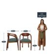 Pinecroft Handcrafted Wooden Dining Chair in Warm Honey Oak Finish - Image 5