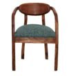Pinecroft Handcrafted Wooden Dining Chair in Warm Honey Oak Finish - Image 3