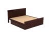 Ravena Contemporary Sheesham Wood Bed with Smooth Hydraulic Storage - Image 3