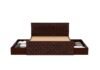 Ravena Contemporary Sheesham Wood Bed with Smooth Hydraulic Storage - Image 5