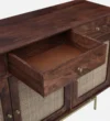 Ravena Modern Solid Wood Storage Cabinet in Rich Walnut Finish - Image 6