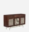 Ravena Modern Solid Wood Storage Cabinet in Rich Walnut Finish - Image 8